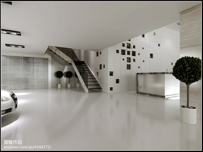 湖南永通,东霖汽贸汽车展厅装修项目-14