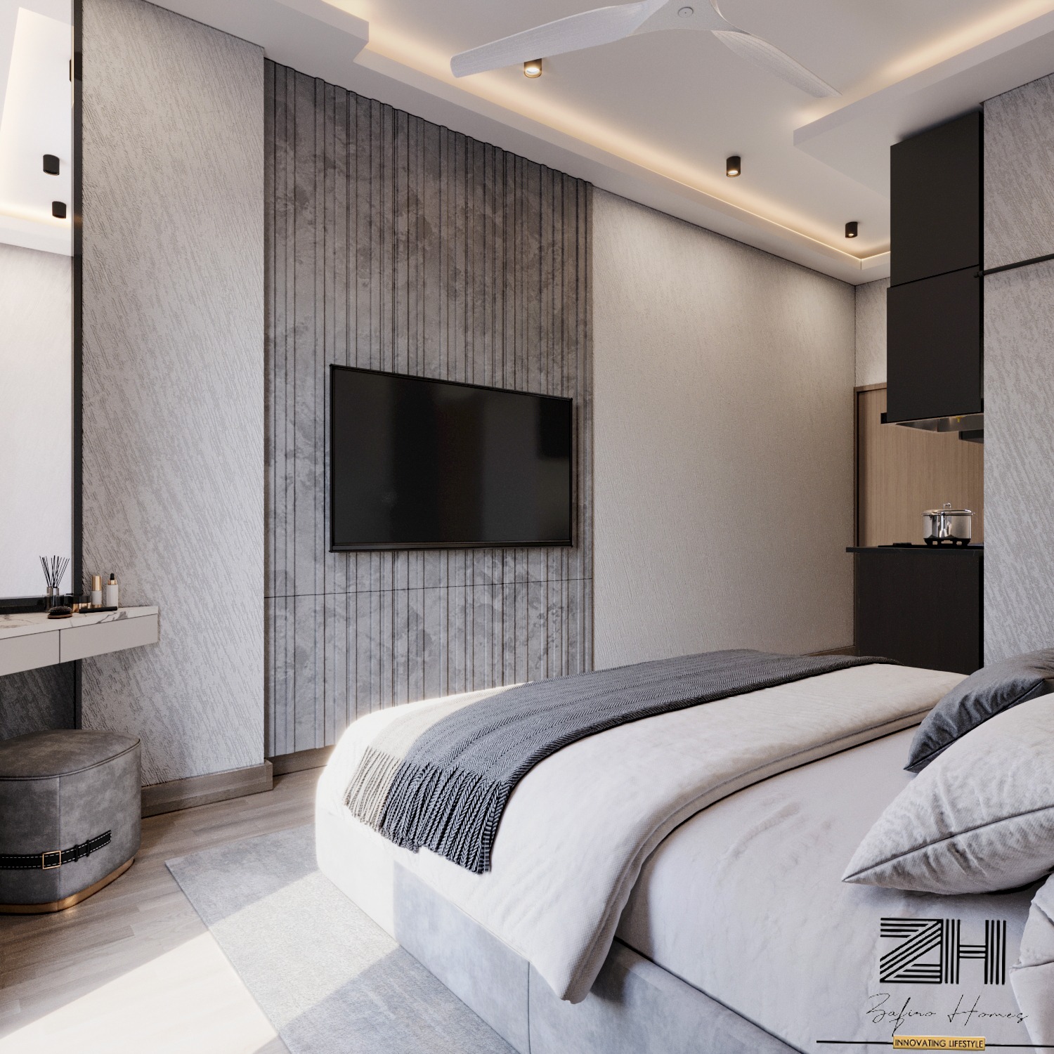 Modern Studio Room Interior Design-1