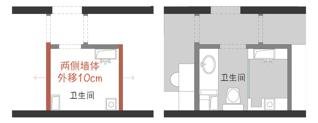 62㎡小家改造成卧室++ 书房&衣帽间丨JORYA玖雅-14