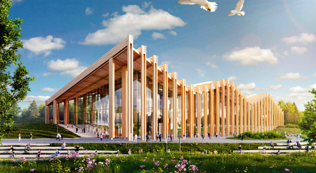 “Дерево на арене”相关建筑项目（含“Агора”等）丨俄罗斯莫斯科丨ПИ «АРЕНА»,Mecanoo（教育中心前期）-31