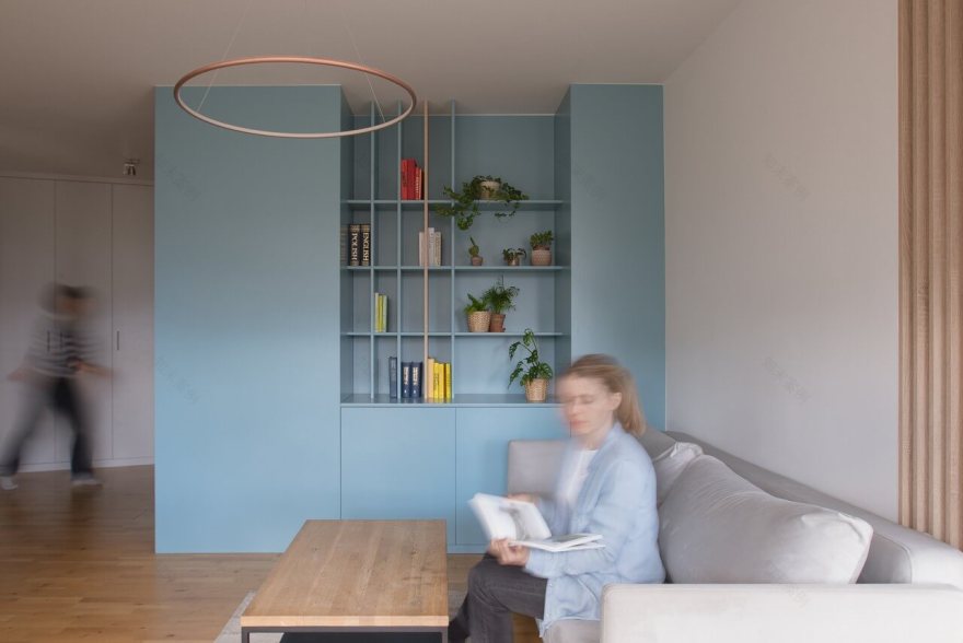 韩国 波兰双人组设计的布鲁克林景观33平单身公寓丨美国纽约丨Sulgi Cho与Piotr Pańczyk-36