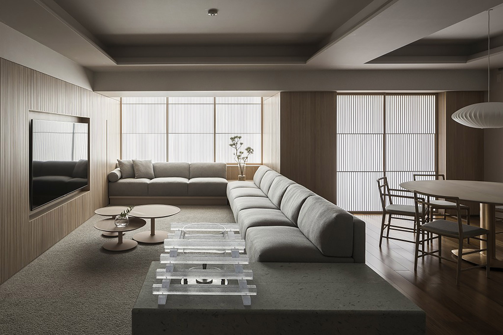 Aoyama405公寓 | 以传统屏风“修剪”风景-5