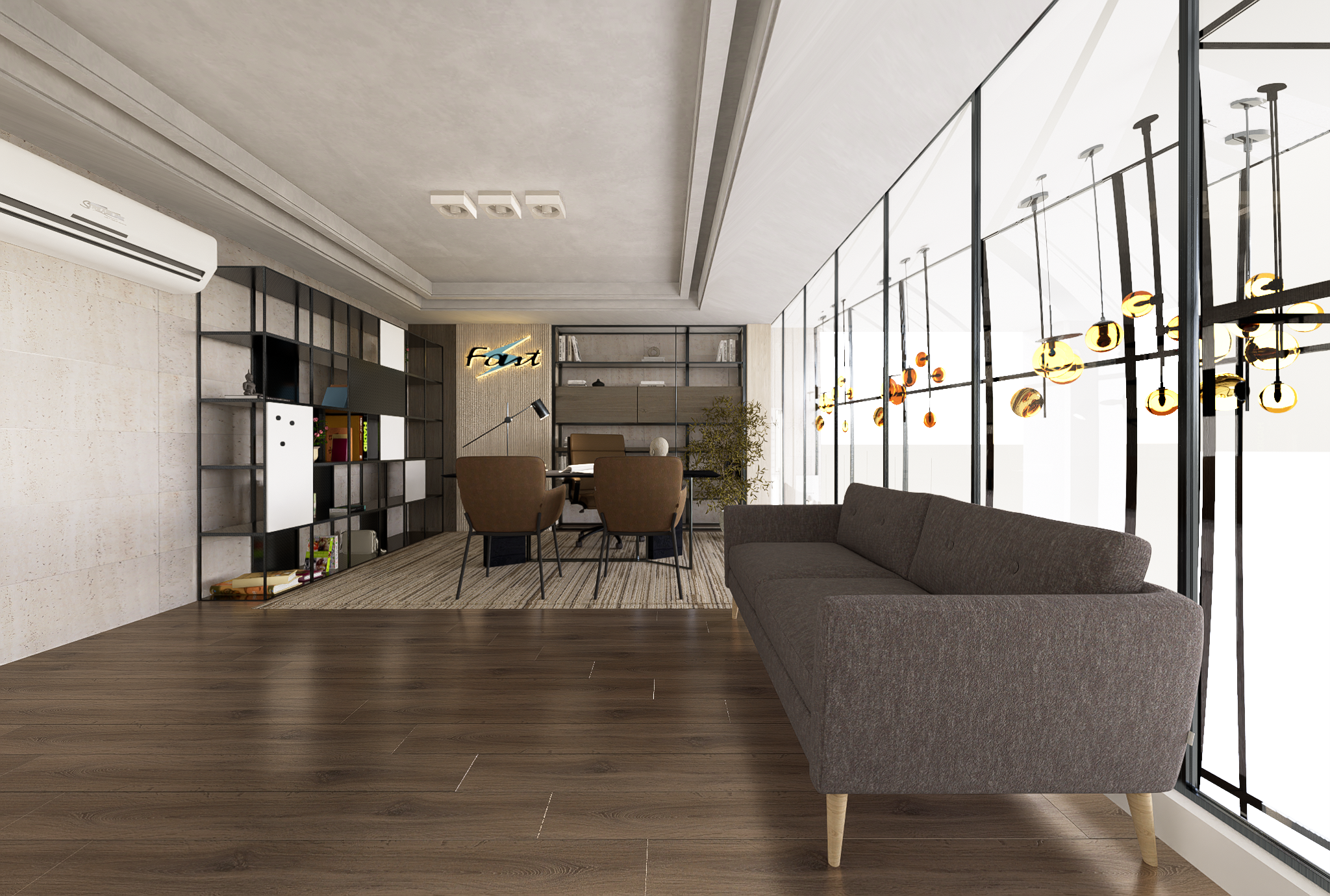 Fast Cables Office with Display-4