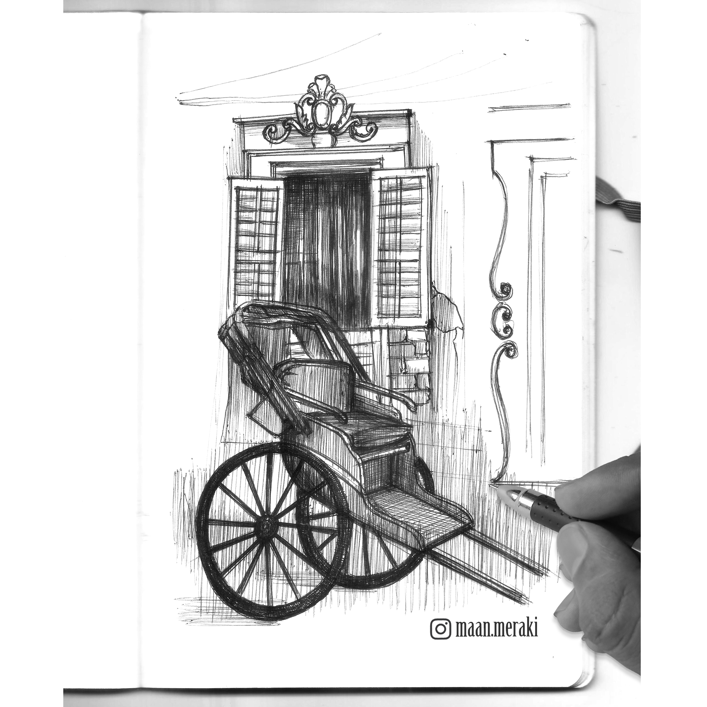 Pen and Ink Architecture Sketches-12