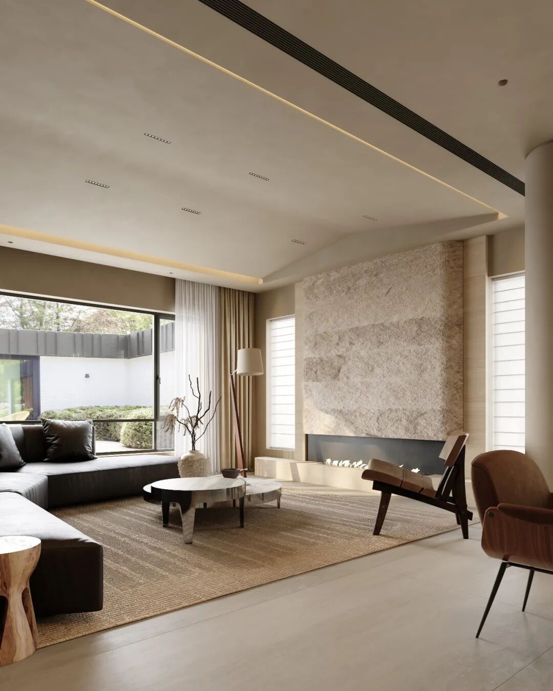 本界设计｜老钱风·用克制美学重塑空间-25