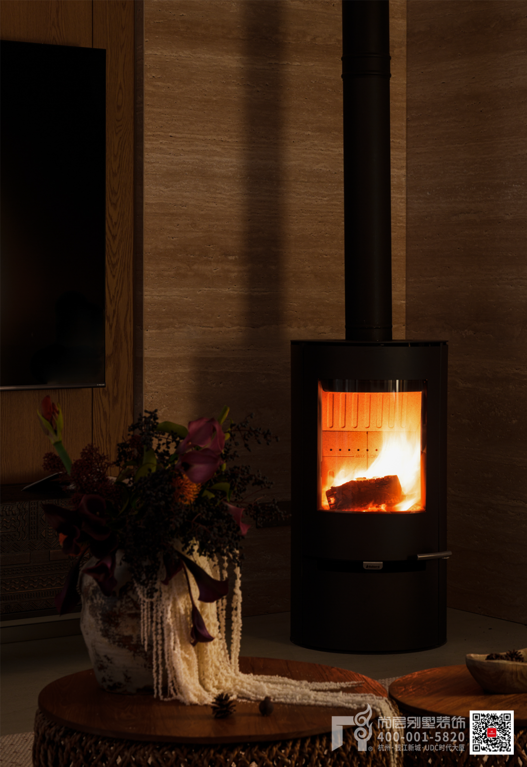 500㎡富春壹号院·木影流光·自然叙事的现代“剪影”别墅丨杭州尚层装饰-19