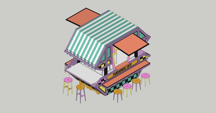 伦敦多彩冰淇淋摊点“FandangoeSKIP”丨英国伦敦-7