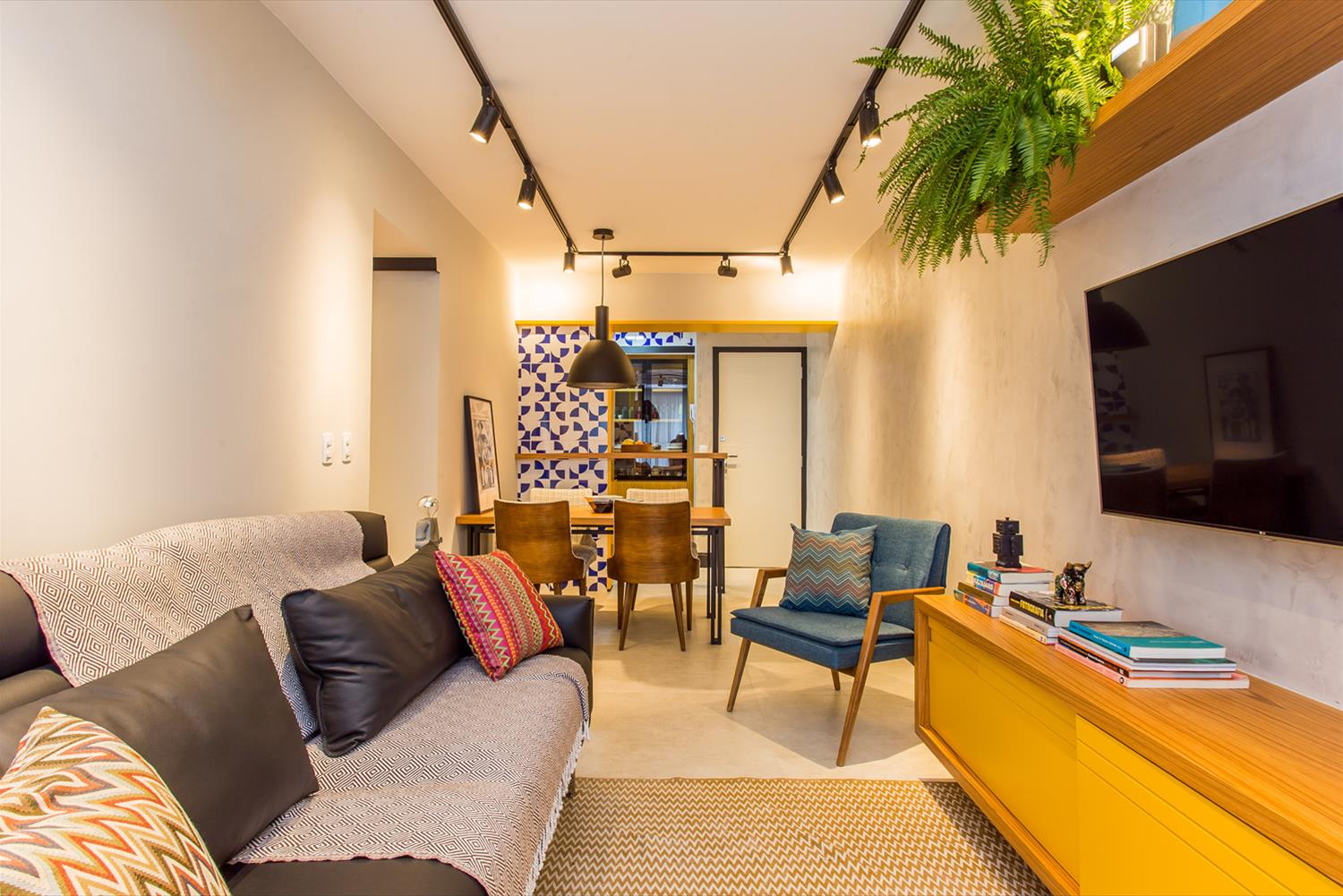 巴西圣保罗都市丛林风格公寓设计-1