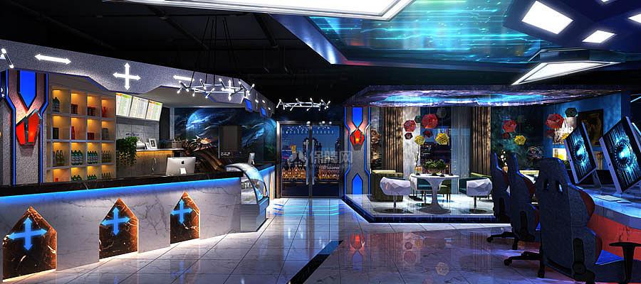 专业打造电竞网咖装修设计,提升上座率与时长-5