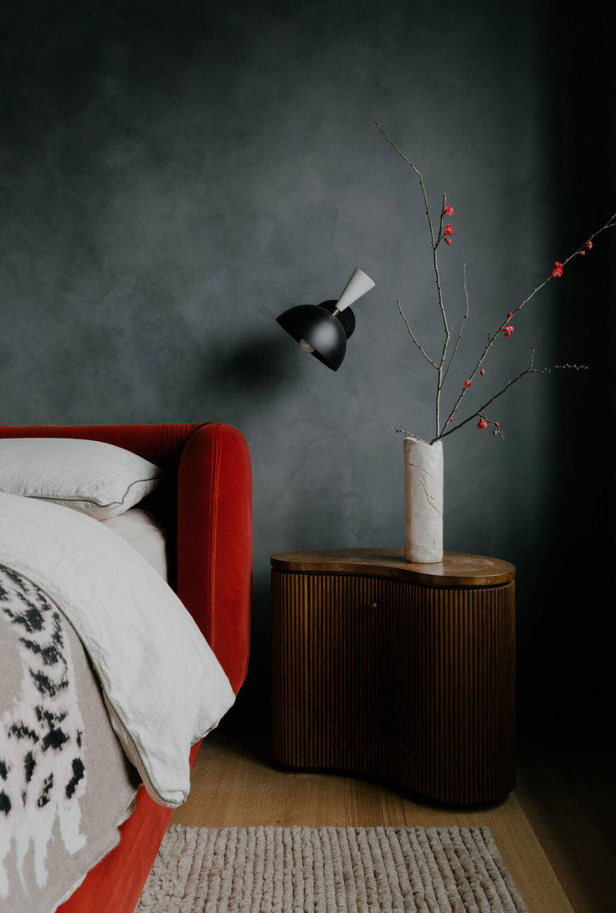 纽约时尚公寓 | 黑色卧室的独特魅力-17