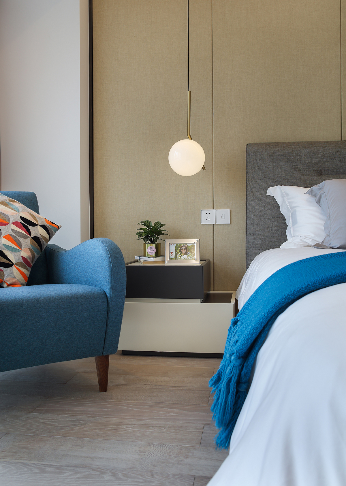 漾设计Young Design｜深圳罗湖区京基云景梧桐—《山间新雨》-37