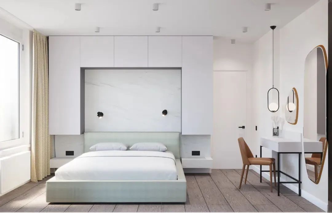 现代优雅的 68㎡一居室-26