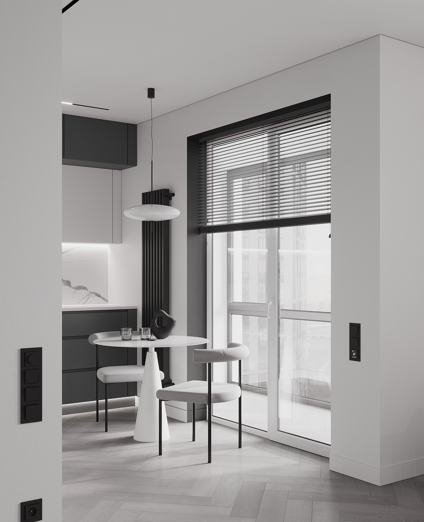 浅色系公寓设计 美的好高级！-16