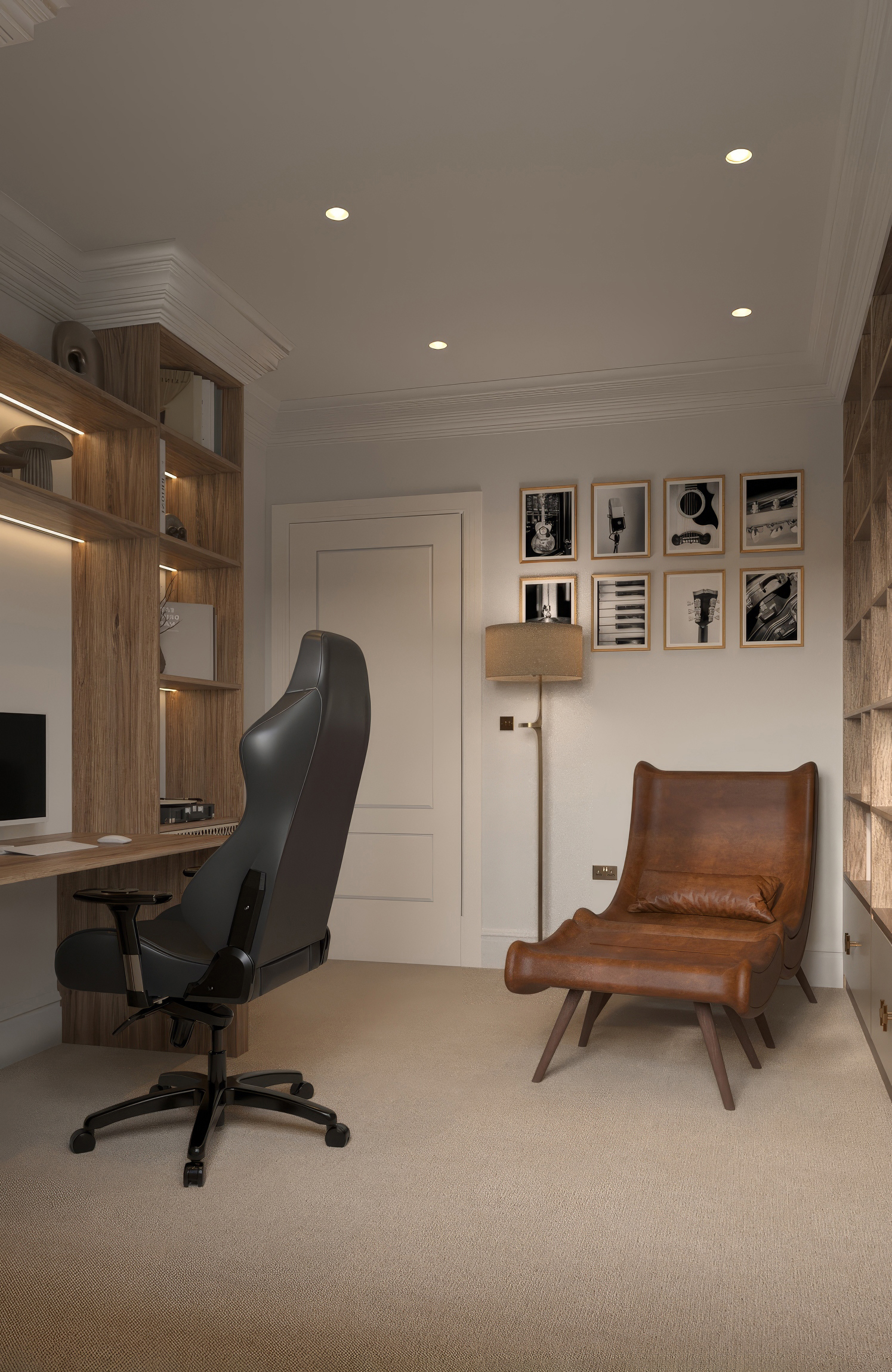 英格兰家庭办公室3D可视化项目丨英国英格兰丨Kseniya Petrusevich-6