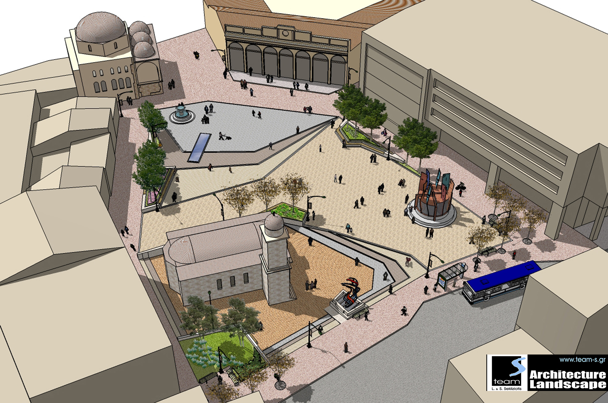 Monastiraki 广场景观设计提案丨希腊雅典-6