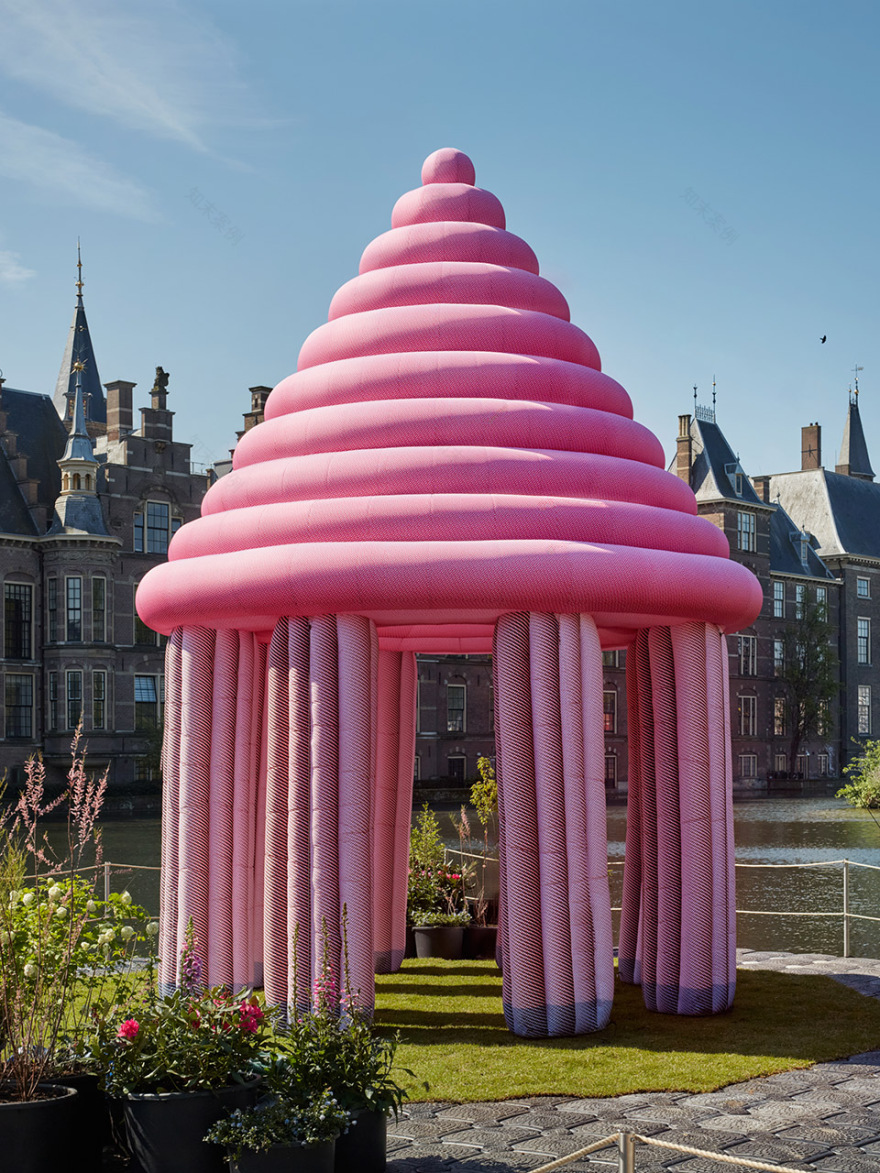 海牙2024BlowUP艺术节 Hofvijver漂浮花园丨荷兰海牙-54