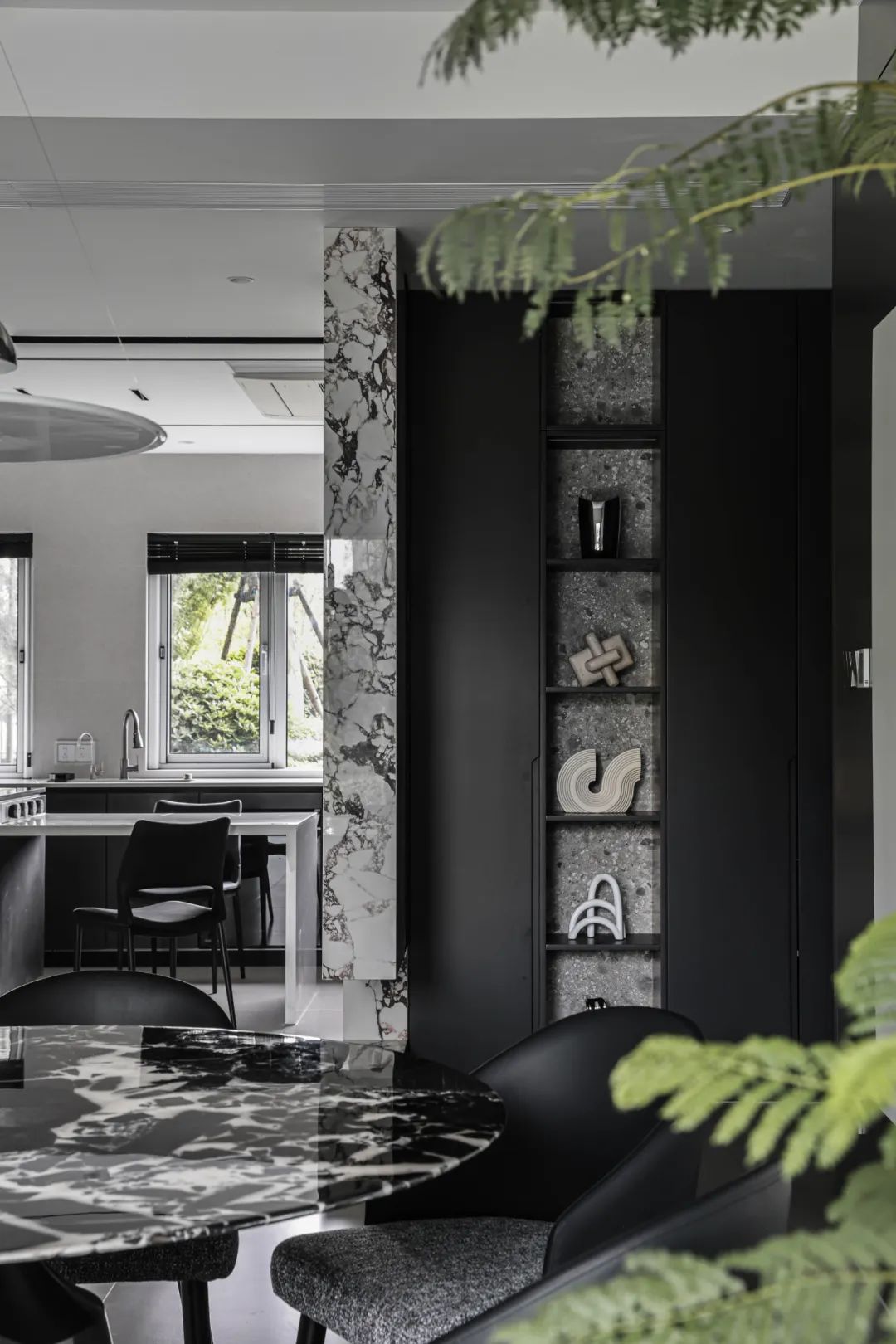 滨江·春翠里（166 户型带地下室）户型全案落地实景丨中国杭州丨龙庭设计-12