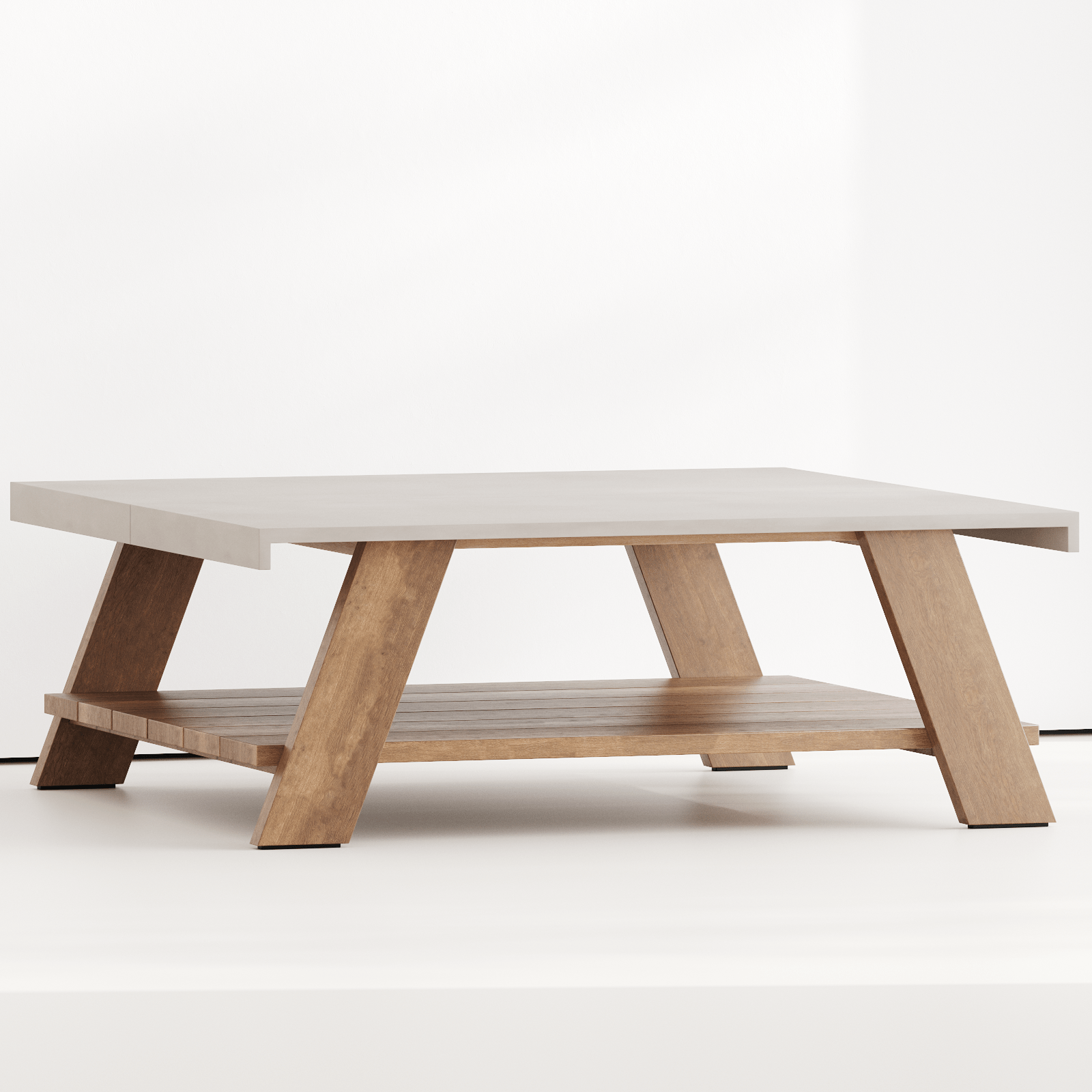 3D 模型  桌子套装-2