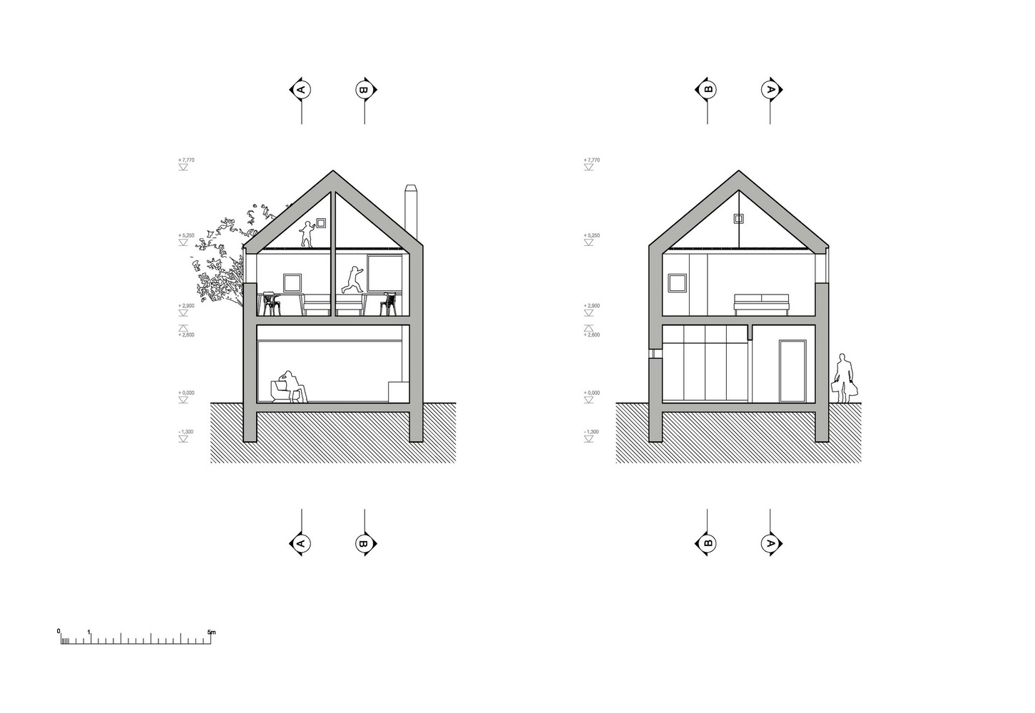 布拉格城市绿洲 · 家庭住宅与后院书房的共生设计-61
