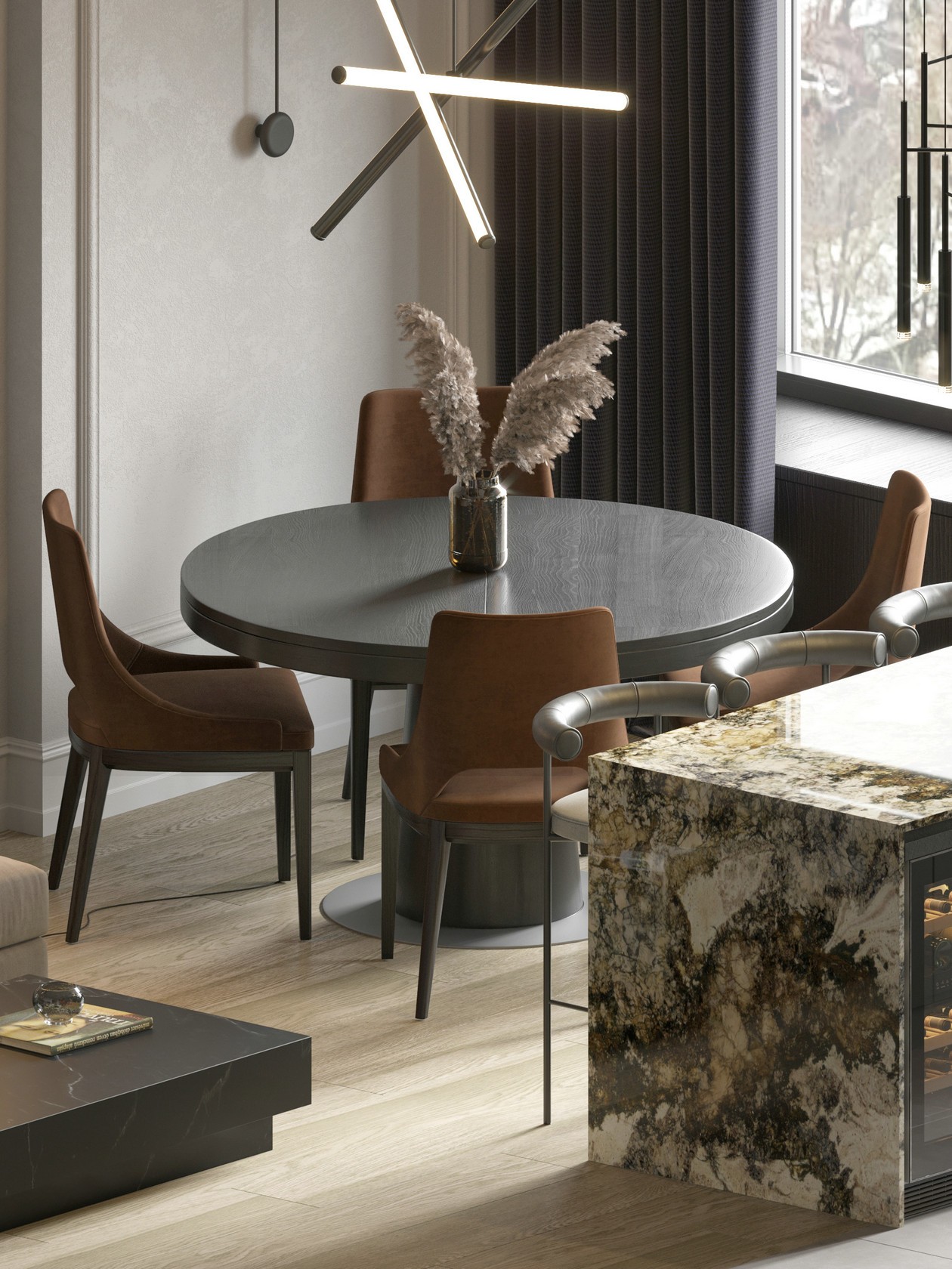 113㎡ 简约风公寓设计-8