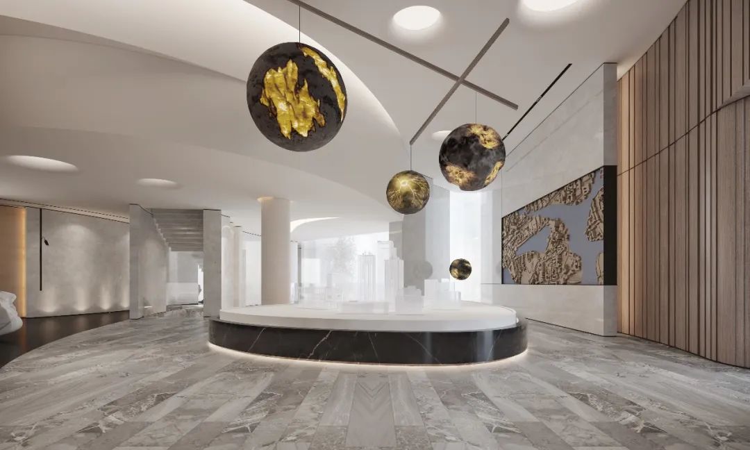徐州美的天誉 | 樱花美学空间馆，未来流态的曲線律动-49
