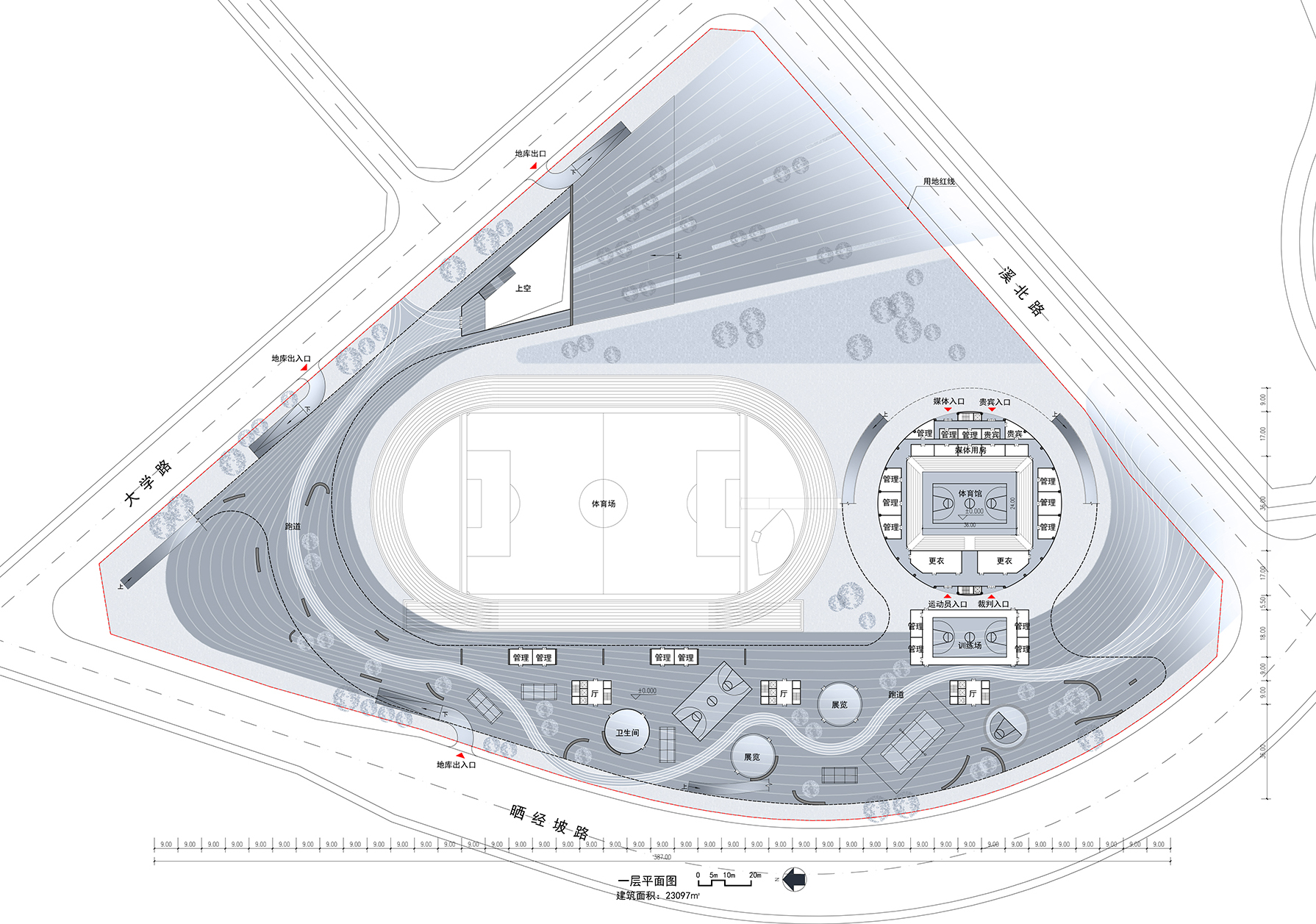汤桦建筑设计一等奖方案：三亚崖州湾科技城文体中心（深海博物馆及体育中心）-63