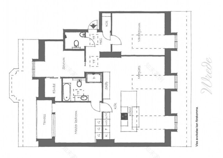 斯德哥尔摩顶层坡顶公寓,独特温馨的空间设计-30