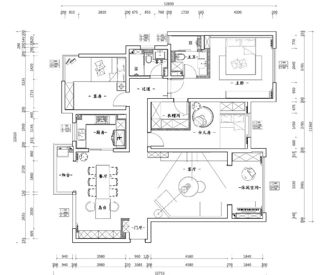 融侨城 160㎡现代简约之家，刷新收纳新定义-49