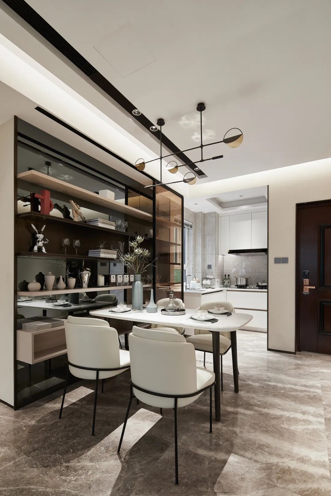 都会生活，现代艺术风格的奢雅空间-98