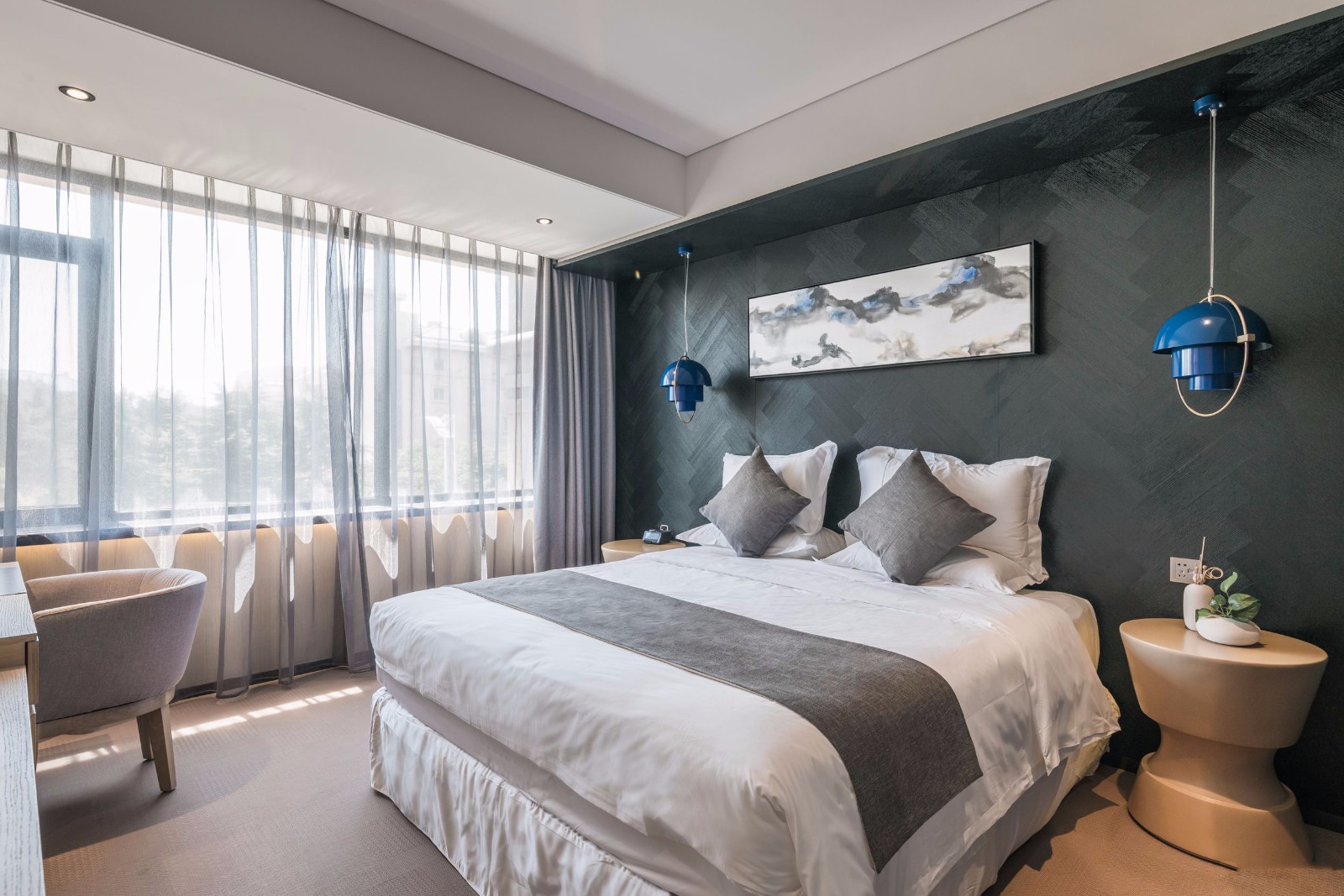 青岛「汐・时」旅店 | 潮汐时间层次的室内空间设计-8