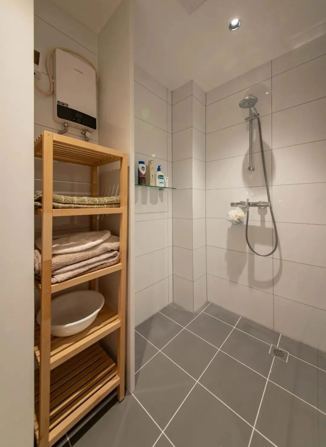 92㎡一人居,起居室,岛台加三分离,满满日系风-109