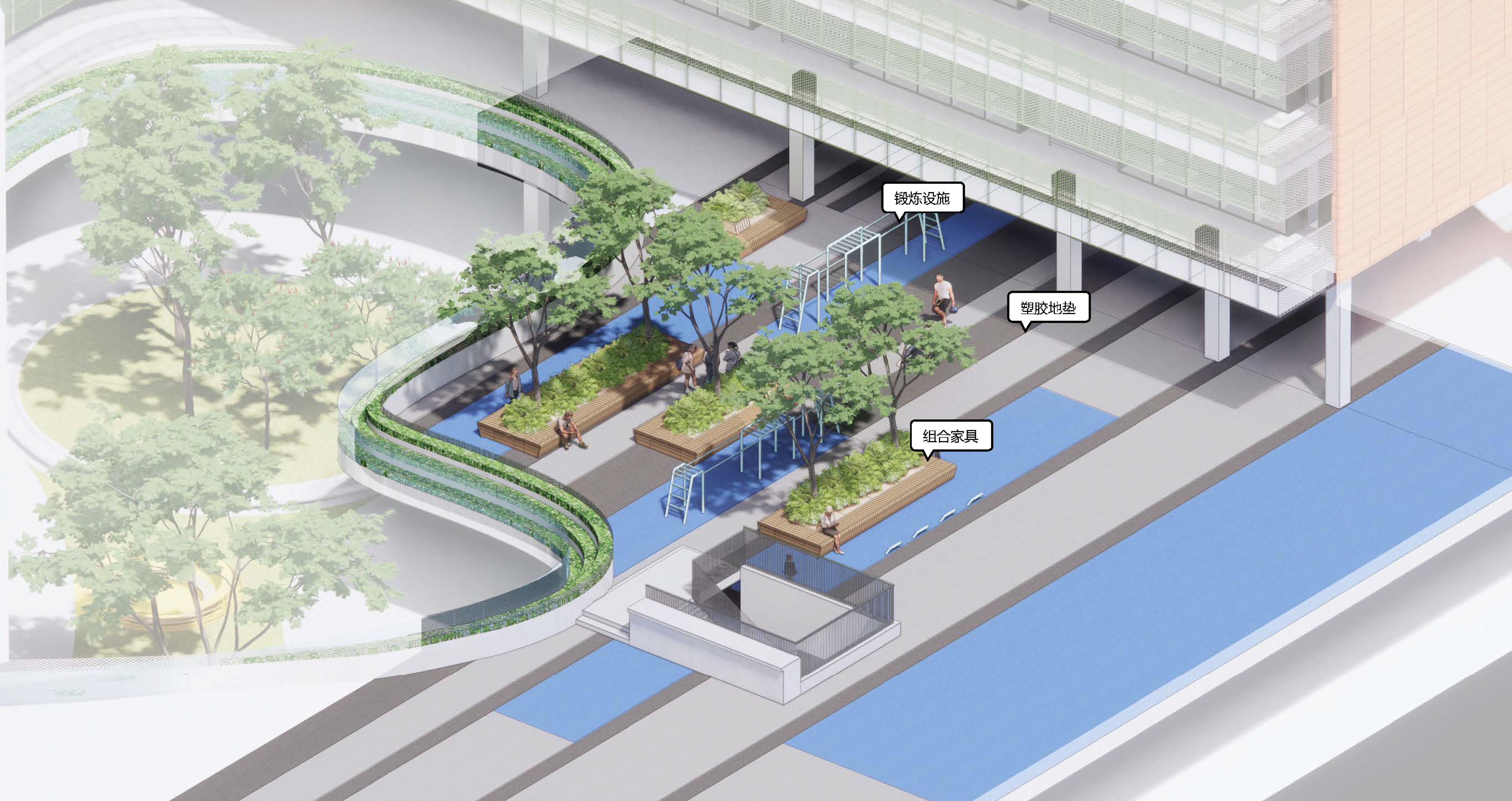 红岭教育集团 华富实验学校丨中国深圳丨大小景观,深圳市建筑设计研究总院有限公司,广州天泓-220