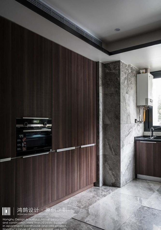 上海鸿鹄设计 | 老两口退休生活空间,花园、全屋木饰面成亮点-22