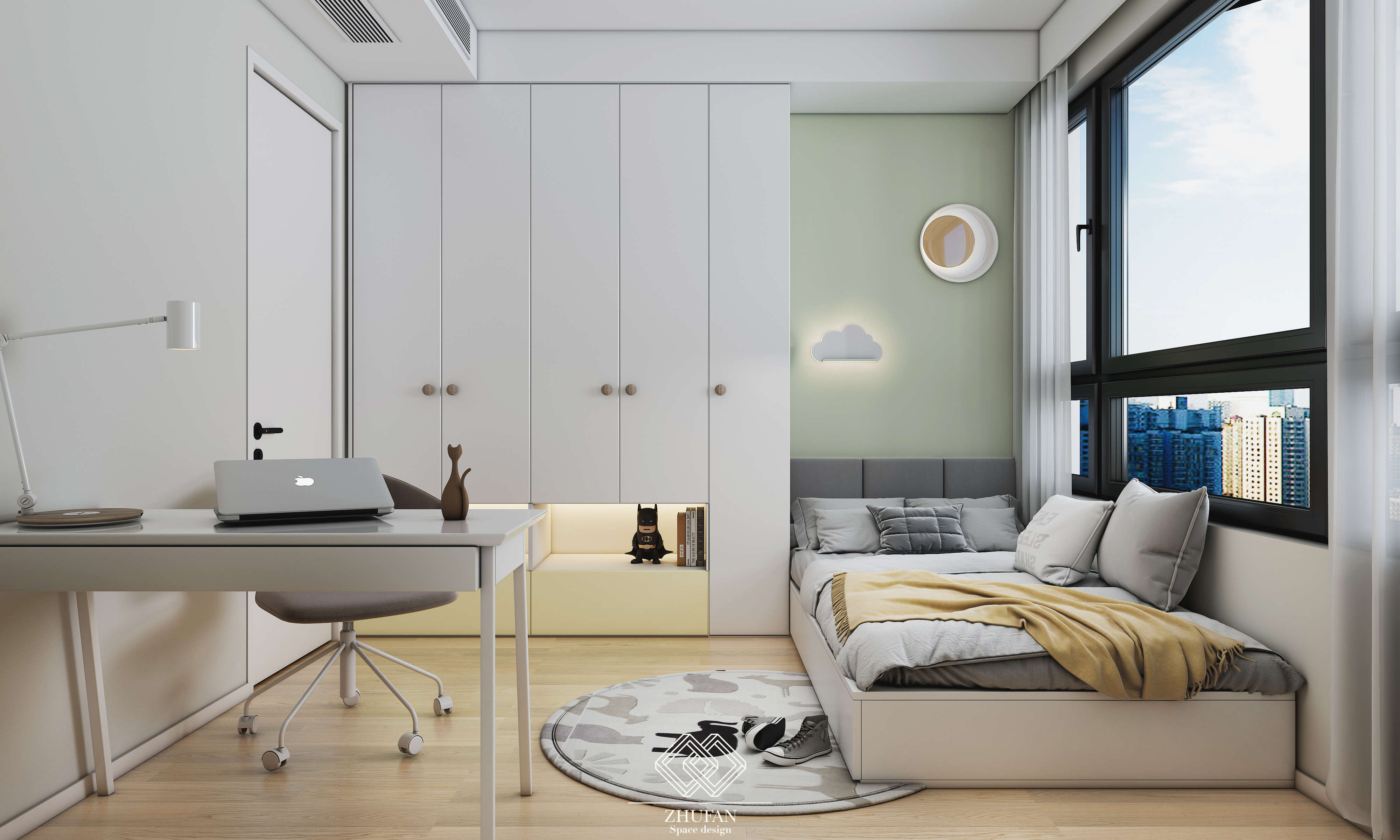 130㎡家庭亲子空间设计-24