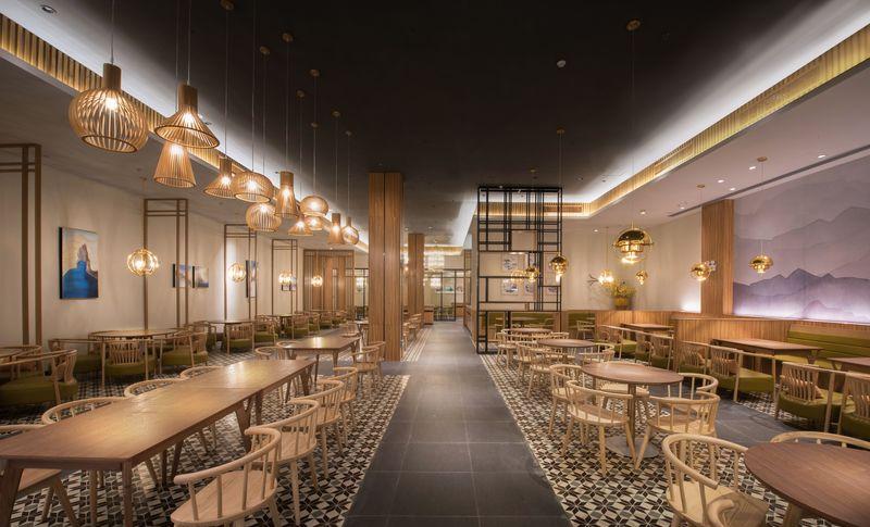 广州百悦百泰养老餐厅——温馨自然的中式养生空间-16