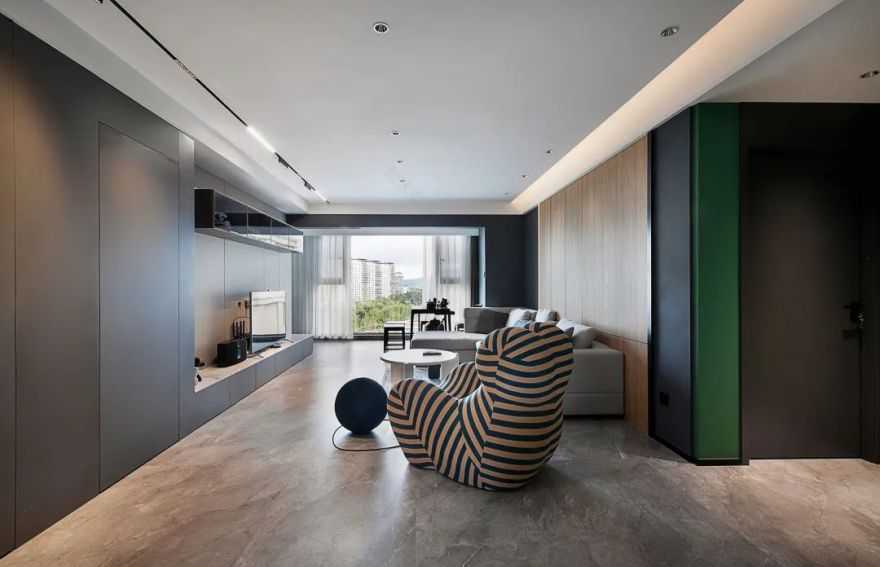 绿色与木质的理想家丨中国昆明丨梵马全案设计-35