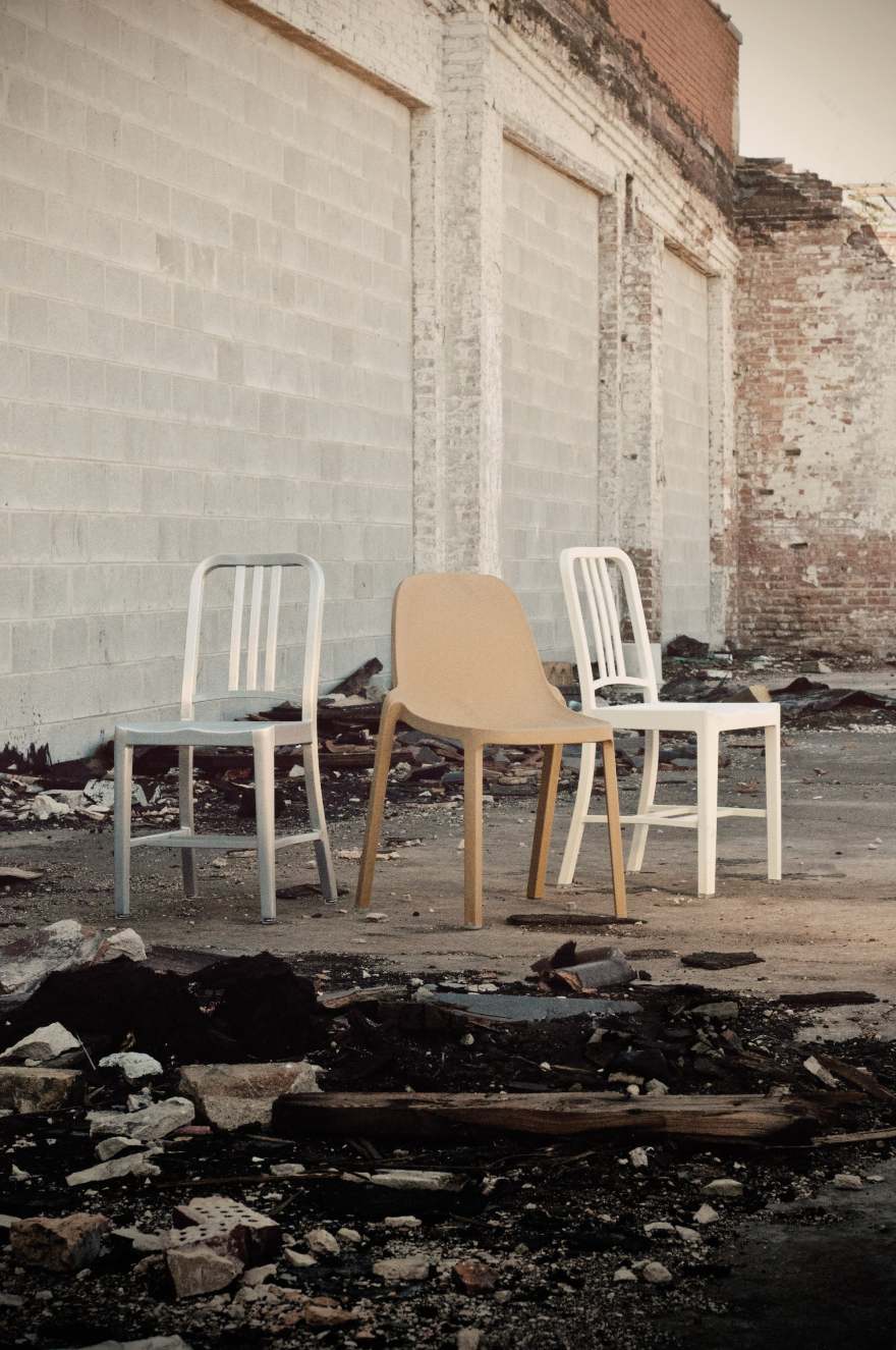 Emeco 20-06 Small Square Café Table in Brushed Aluminum by Norman Foster For Sale at 1stDibs | small square cafe-4