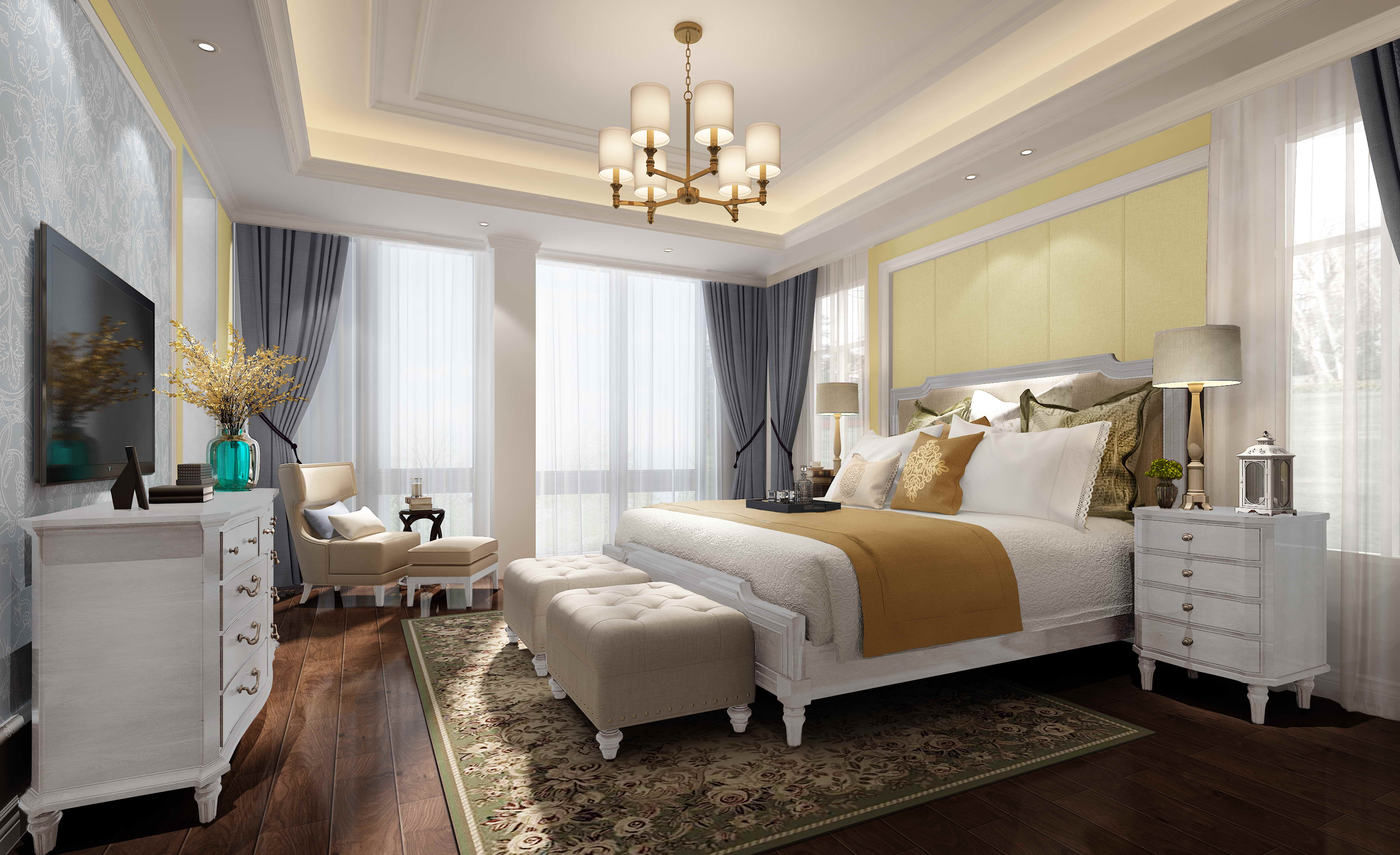 威海明辰湖畔原乡别墅样板房丨中国威海丨广州集美组-46