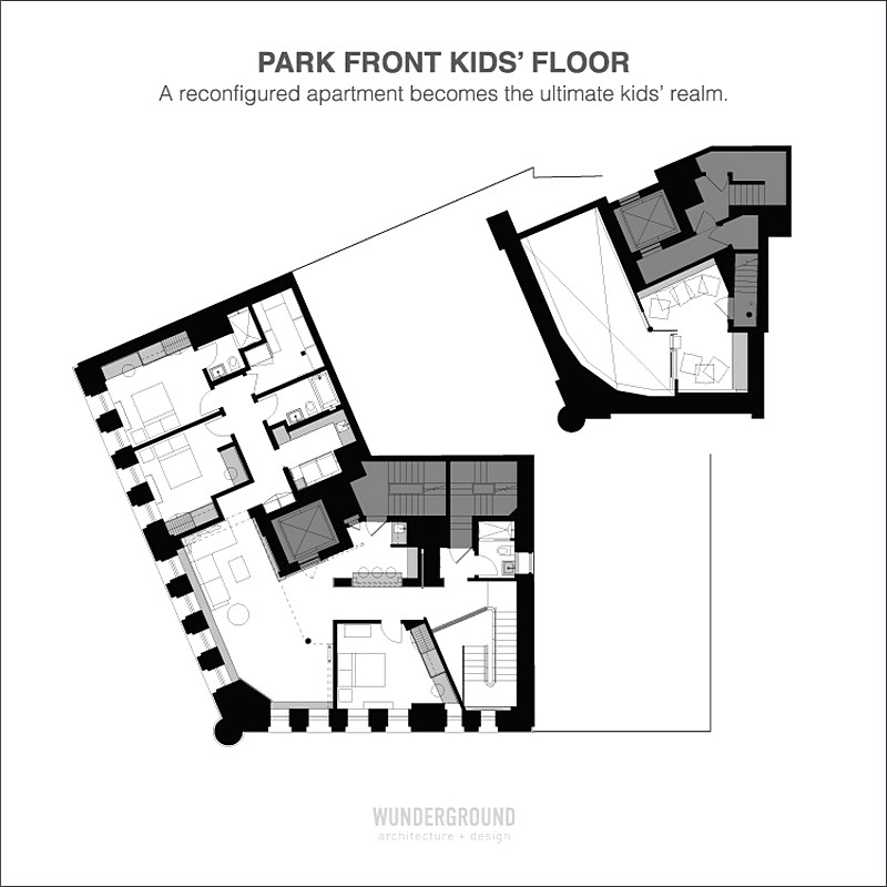 Wunderground Architecture 打造纽约 TriBeCa Triple· 豪华住宅-23