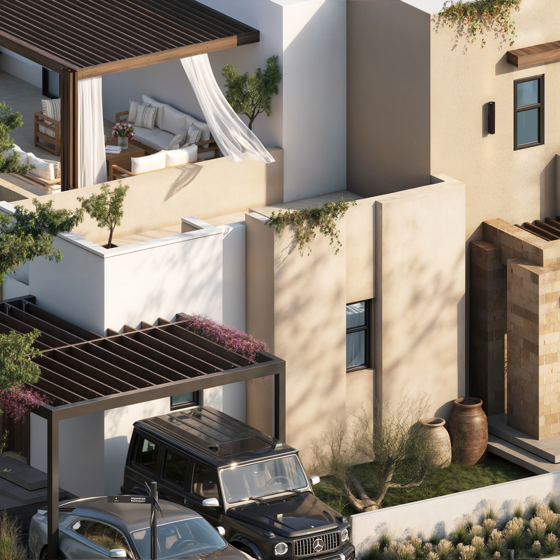 山丘别墅外观设计丨Egypt丨Horizons A.E.-0