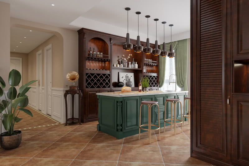 白桦林居美式复古风设计-1