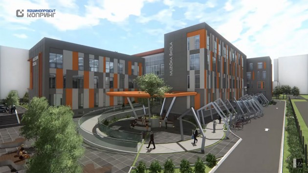 诺维萨德伊西多尔·巴伊奇音乐芭蕾舞中学建设项目丨Mašinoprojekt Kopring-14