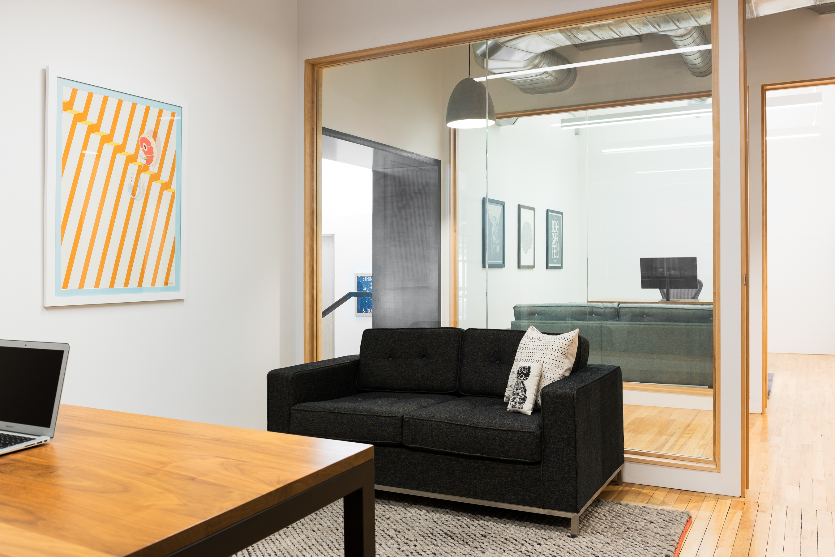 历史仓库区里的现代创意办公室 · Big Cartel 总部丨Sparano + Mooney Architecture-13