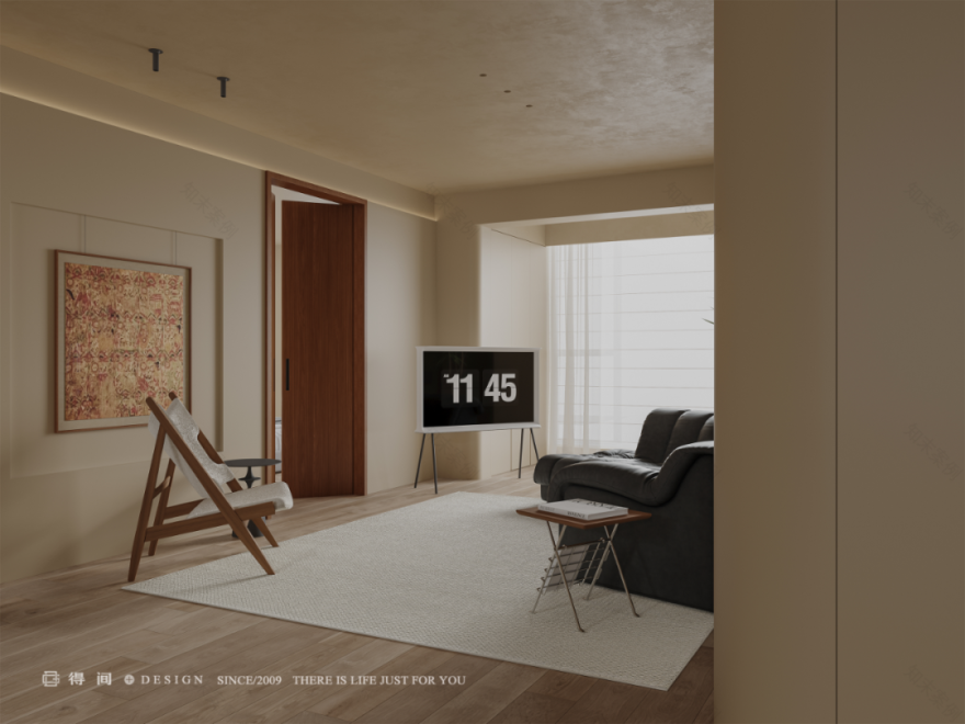 得间设计丨107㎡中古风二人世界,于平凡生活中拿捏住电影里的高级感-31