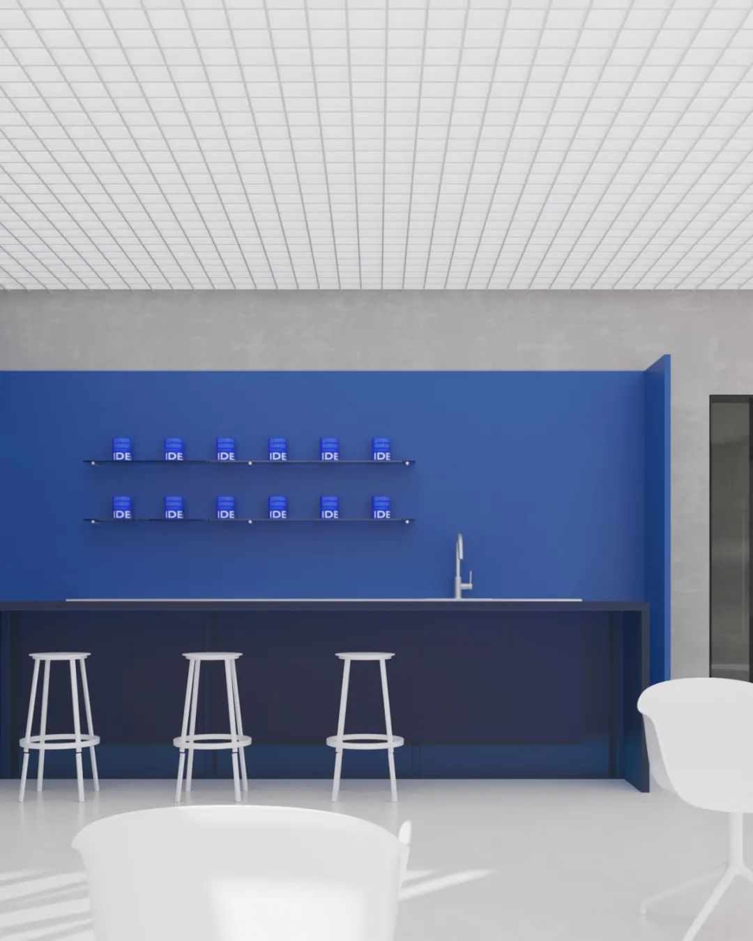 留白的天空蓝·洛阳办公室设计丨中国洛阳丨辛举鹏-31