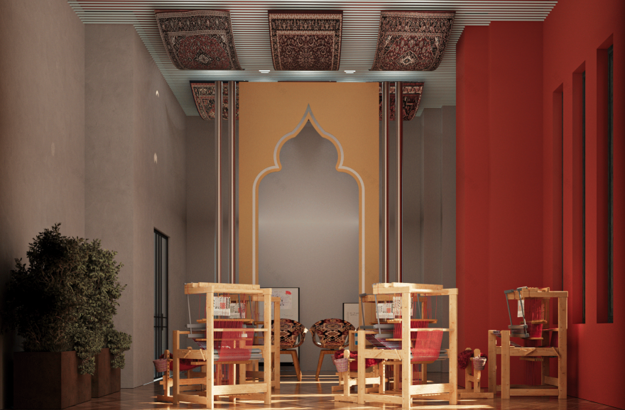 Carpet Weaving Hub – Workshop & Showroom-12