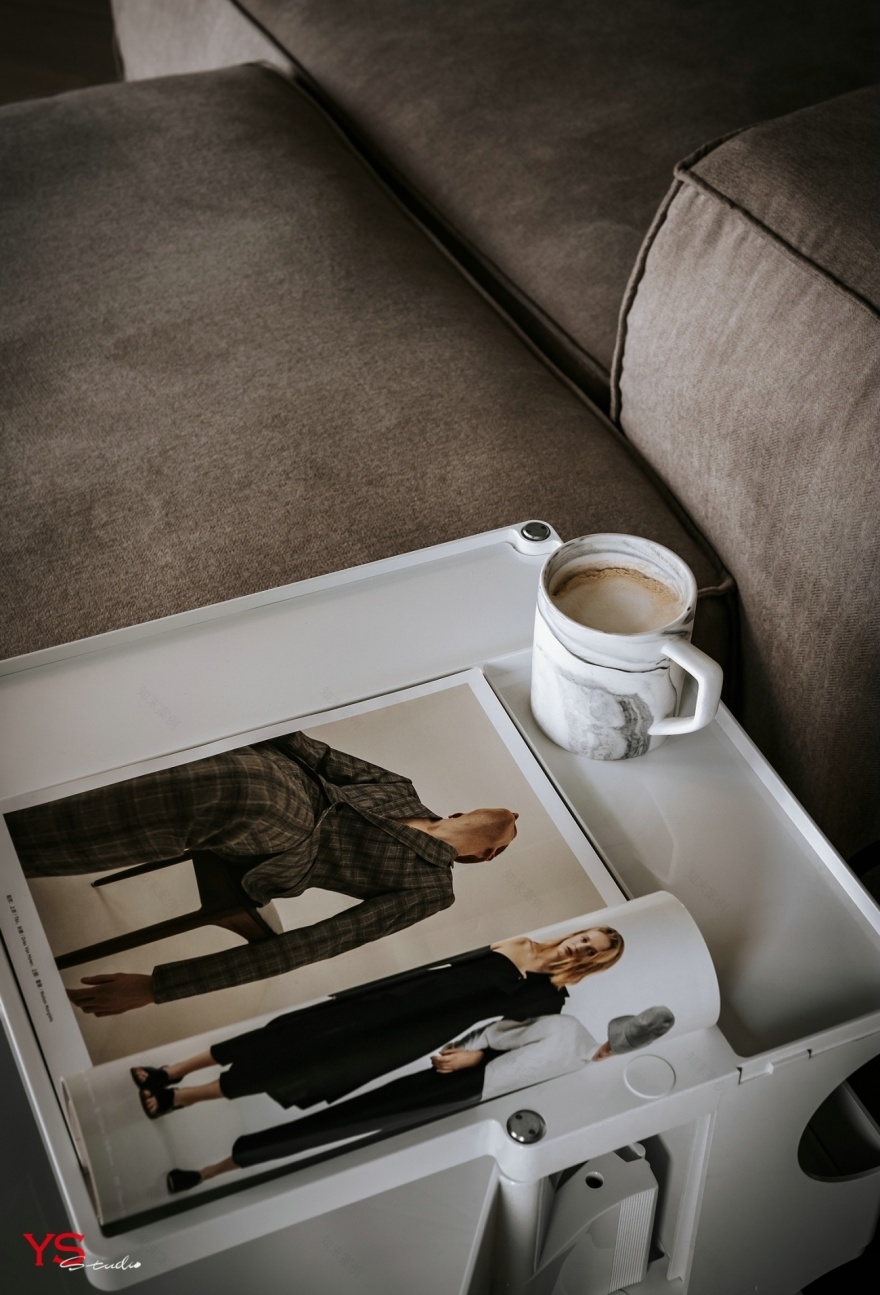 奶咖色之家 · 融合复古与极简的一室设计丨中国重庆-41