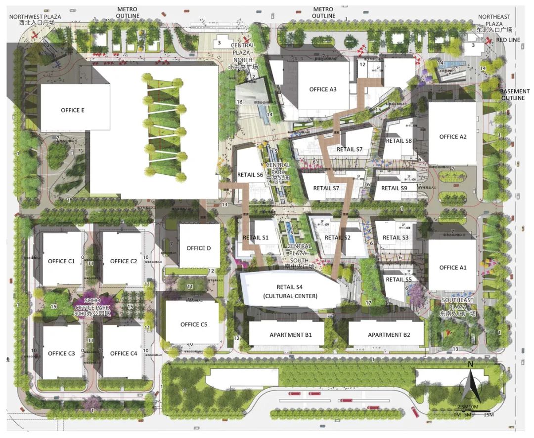 广州萝岗绿地中央广场 | 多维空间,丰富城市内涵-14