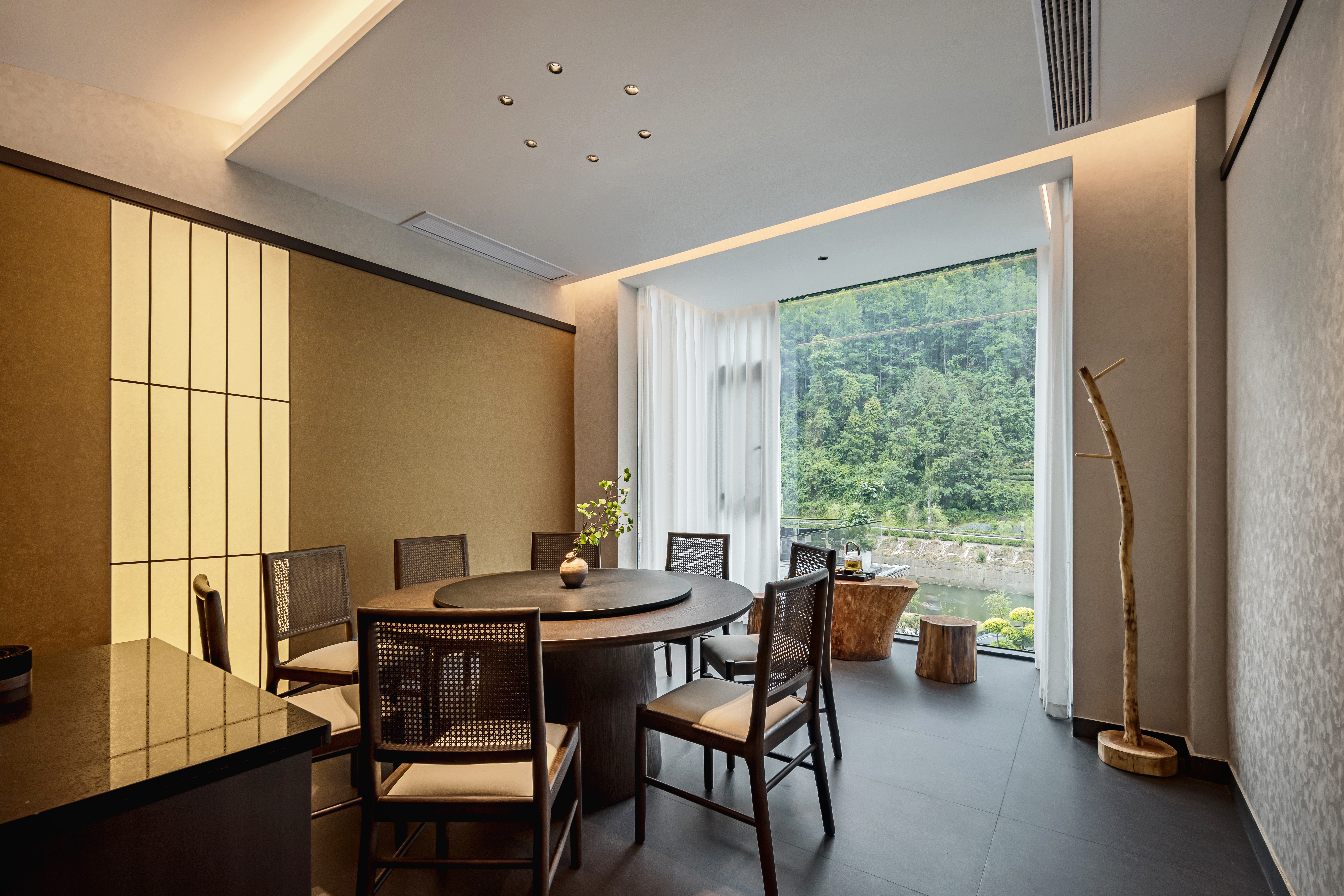 五峰如院庭院餐厅丨中国湖北丨宜昌拾间设计-55