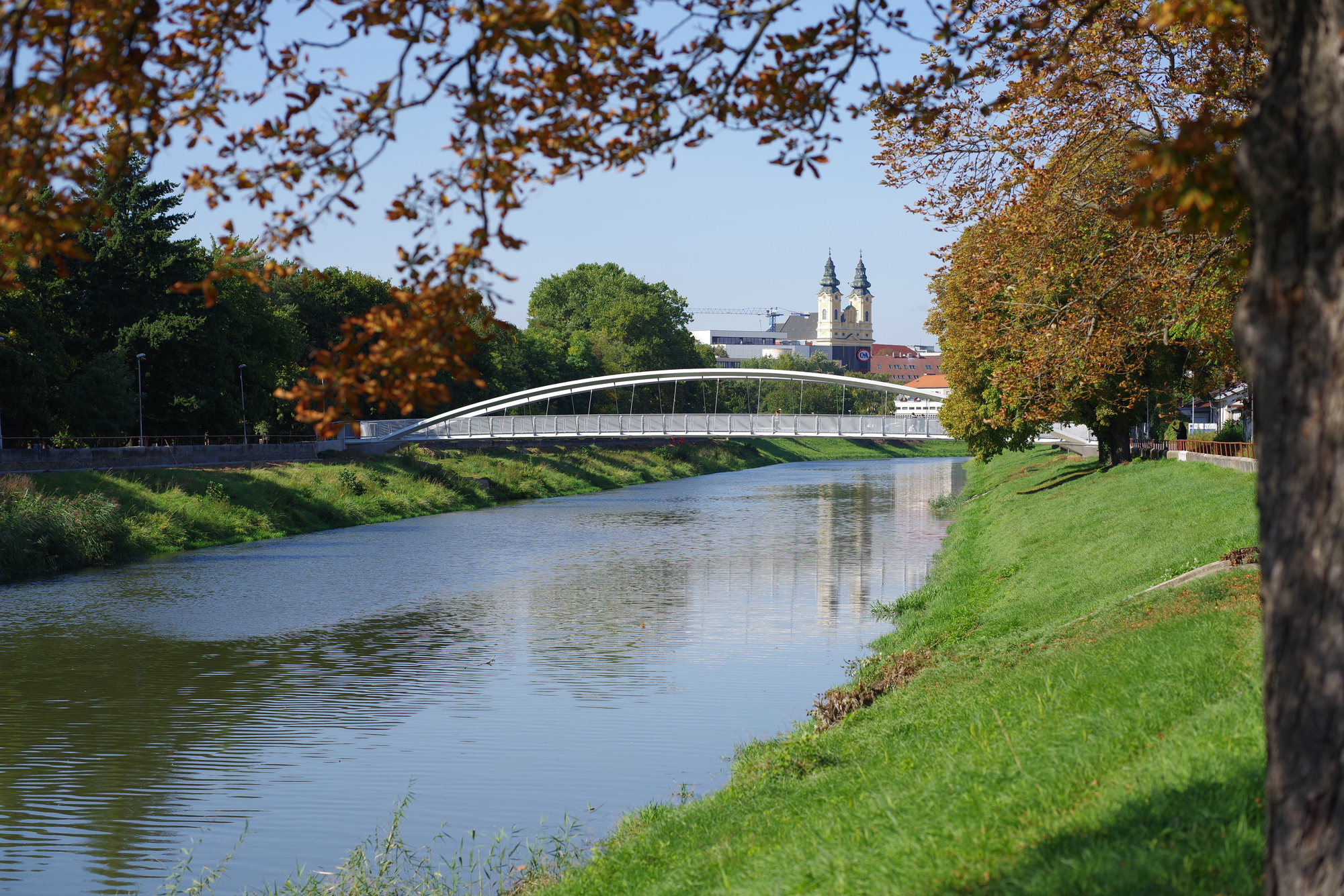  Kalvarsky Most - 横跨尼特拉河的自行车桥丨Kalvarsky Most - Cyclist Bridge across the River Nitra-1